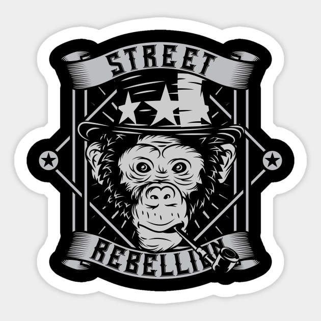 Street Rebellion Sticker by BrillianD